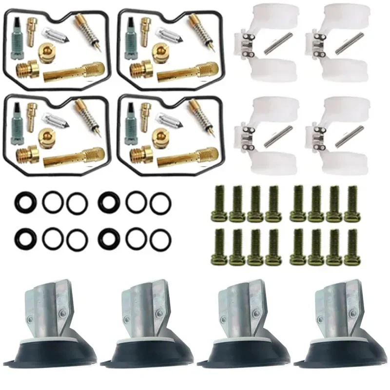 Kit de réparation de carburateur à intervalles de pièces de flotteur de système de carburant de moto, Kawasaki Concours ZG1000 1989-2006 ZG 1000