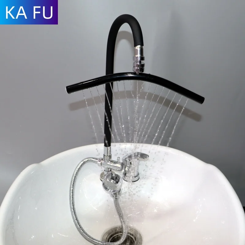 Head Spa Shower for Shampoo Sink Faucet Shower Head for Shampoo Bed Bowl Wash Hair Salon Style Scalp Care Waterfall adjustable