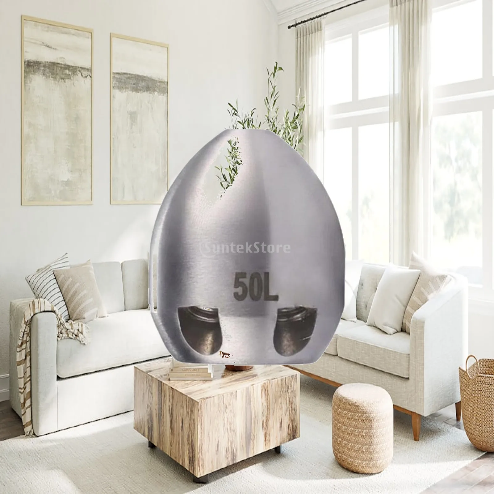 Egg-Shaped Drain Cleaning Nozzle Hot Water Compatible Stainless Steel Sewer