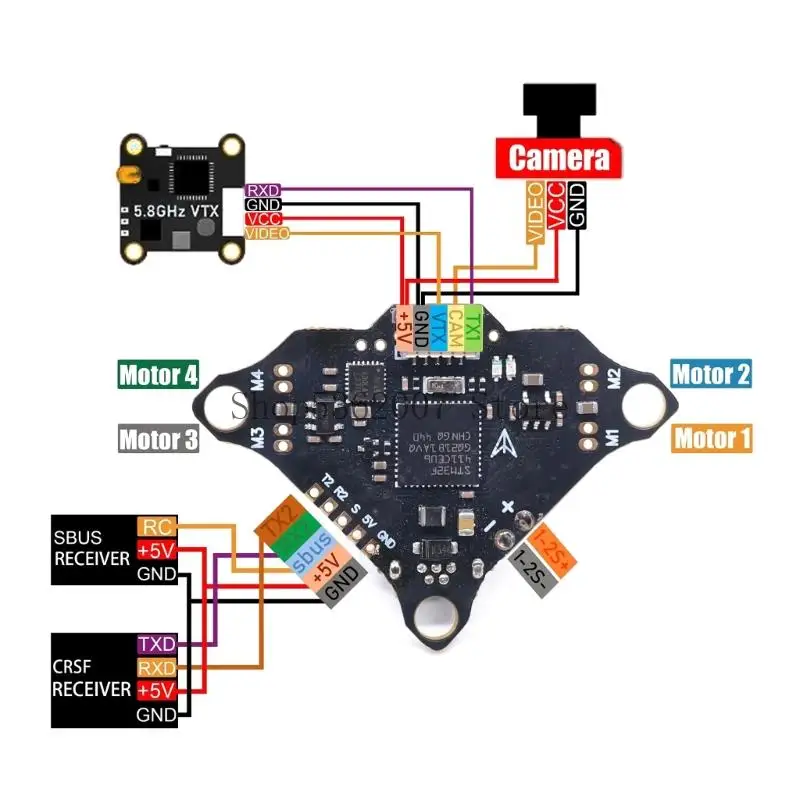Controller F4DC con BMP280 Barometro Modalità multipli STM32F411CEU6 40JB