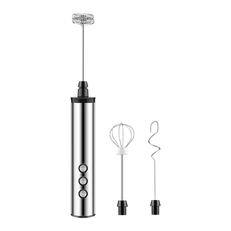 Electric Mini Handheld Mixer & Beaters for Kitchen Baking, Milk Frothing, Egg Whisking - Portable, Rechargeable, Household