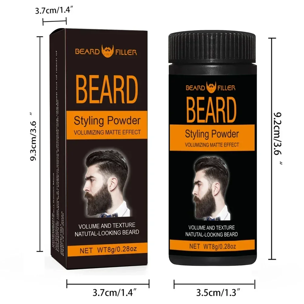 Men's beard Fluffy powder setting fluffy styling volumizing texture