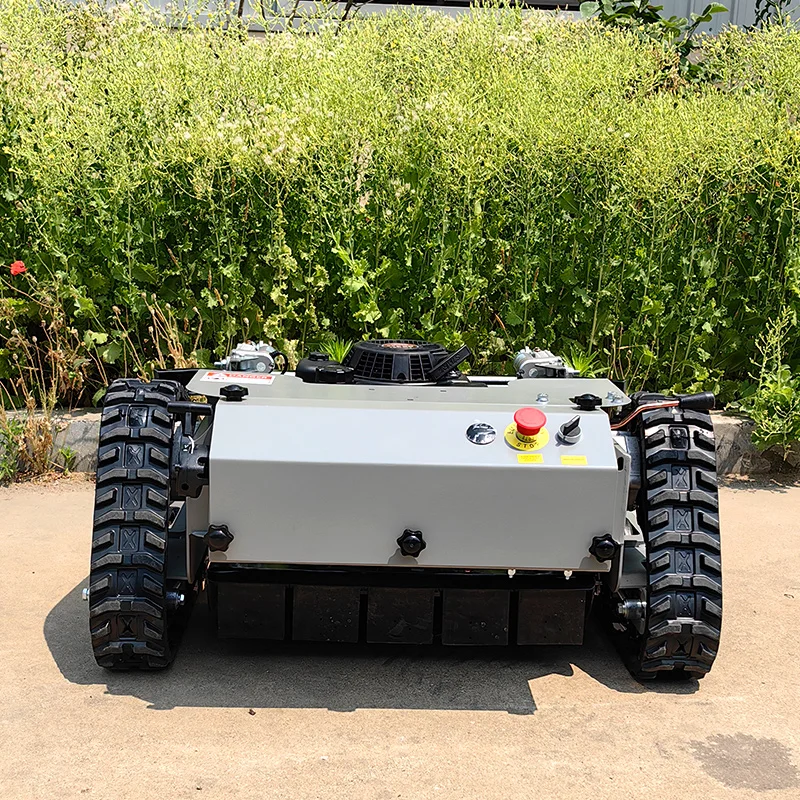

Customized Wholesale Remote Control Lawn Mower Trailer Rubber Tracks Electric Robot Lawn Mower for Sale