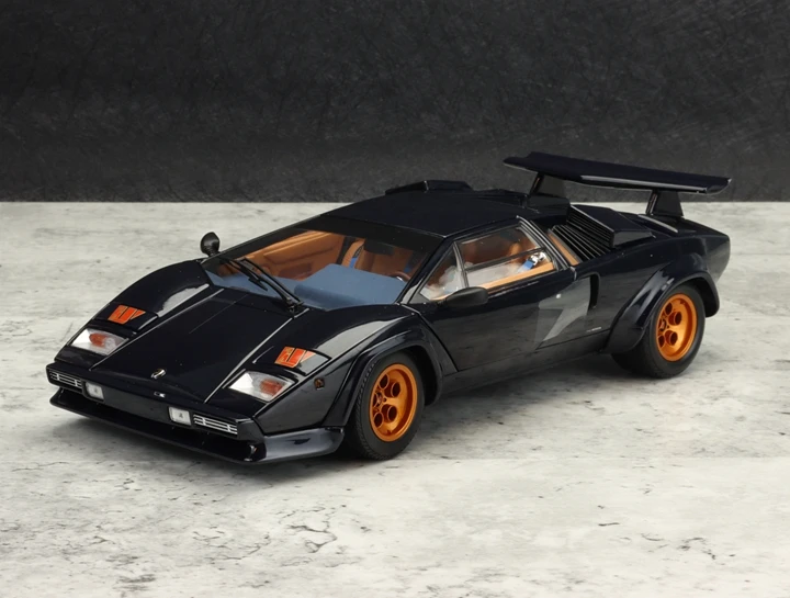 Kyosho 1:18 Countach LP500S Simulation Limited Edition All Open Alloy Metal Static Car Model Toy Gift