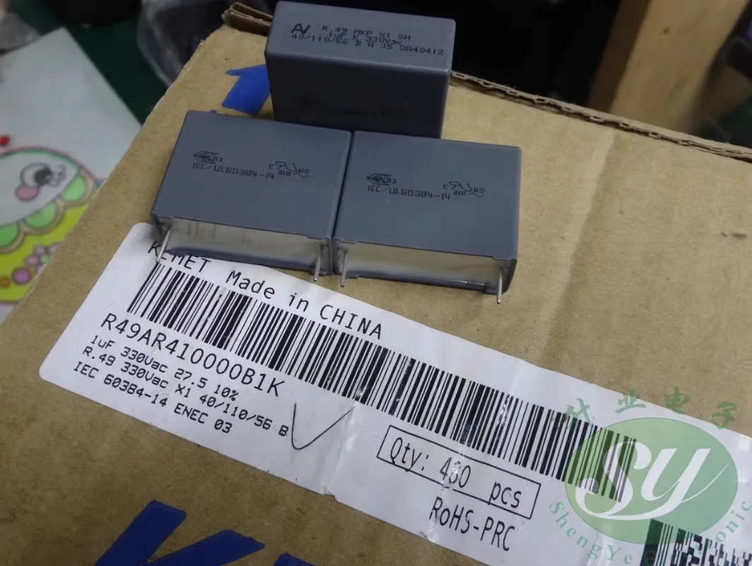 5PCS AV R49 1.0uf/330VAC 1uf 1u0 105 X1 New film capacitor 28MM