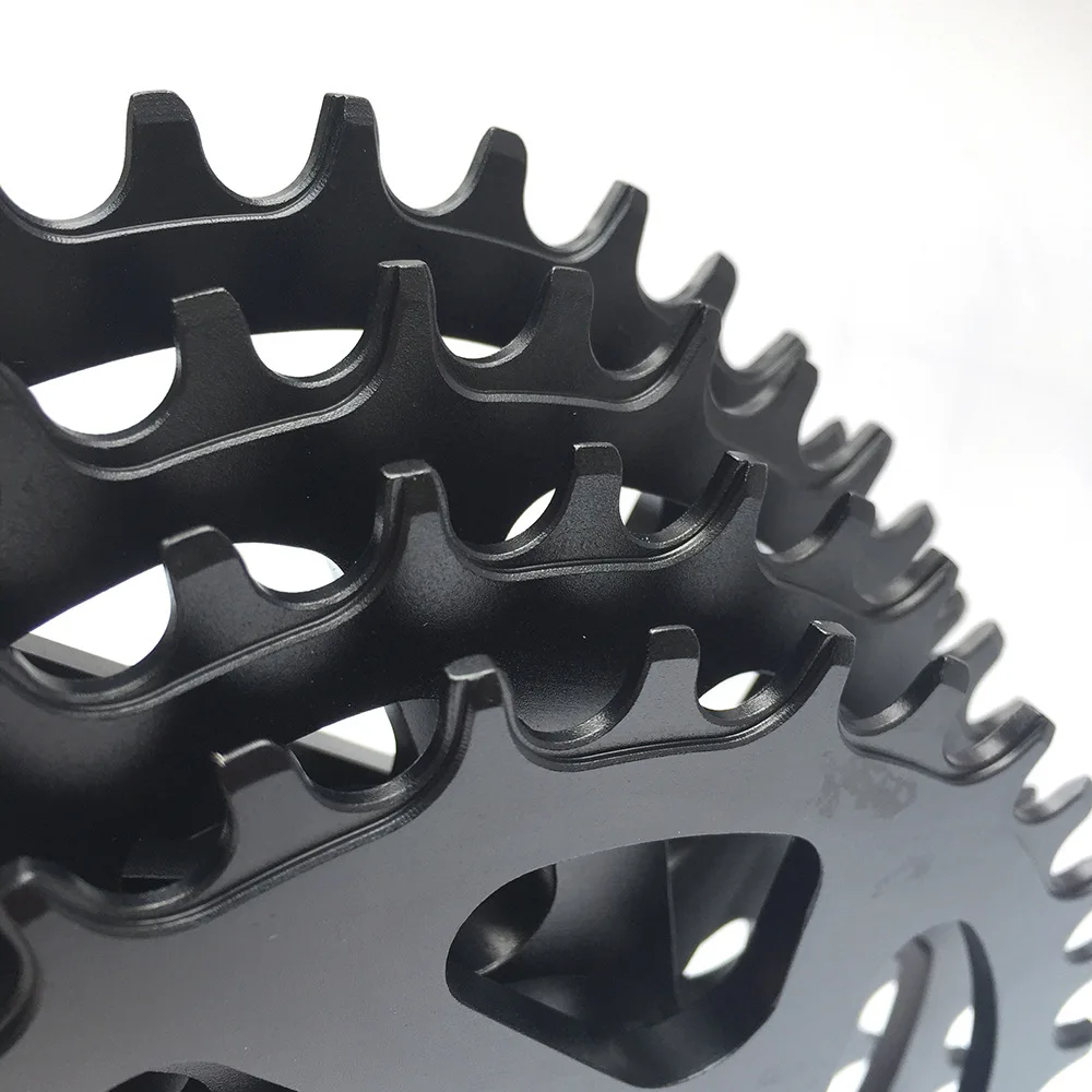 RACEWORK MTB 3/6mm Offset Kettenblatt Narrow Wide Mountainbike Kettenrad 32T 34T 36T 38T Krone für SRAM GXP NX 3-Loch Kurbelgarnitur – Detail 5