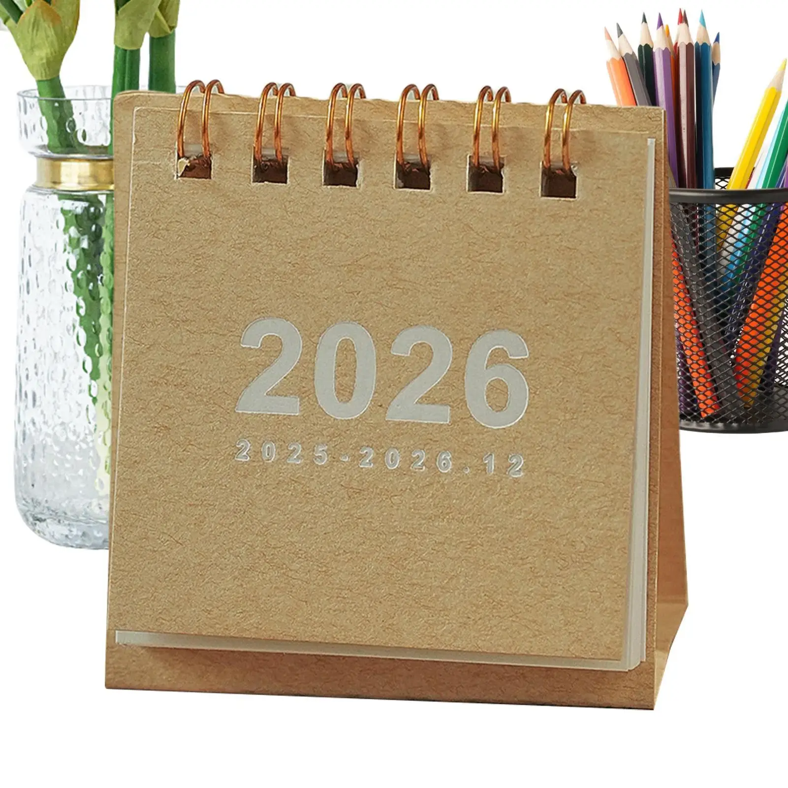 2026년 달력 탁상달력 2026년 1월부터 2026년 12월까지 2026년 일일 스케줄러 종이 계획 정리 연간 플래너 사무실