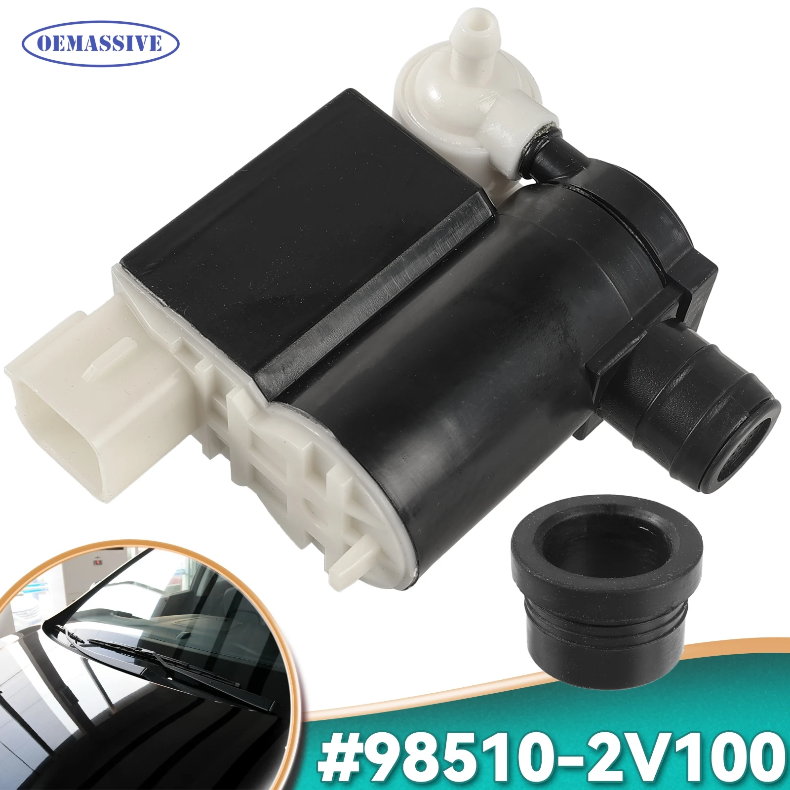 

Насос омывателя лобового стекла автомобиля KIA Hyundai 985102V100 9851025100 98510-1H100 подходит для моделей Sedona Sportage Accent Tucson