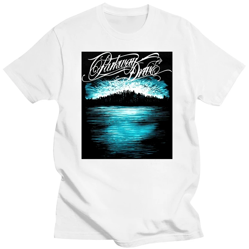 Parkway Drive Men's Deep Blue Skyline Slim Fit T-shirt Black