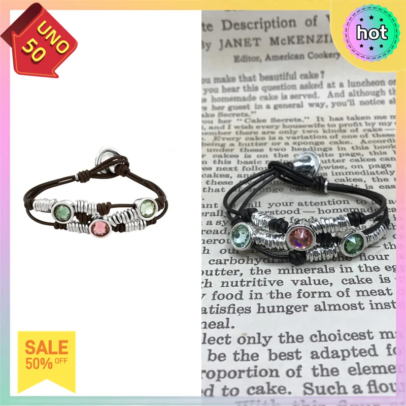 

2024 Selling Exquisite High Quality UNO DE 50 Fashion Classic 925 Bracelet Jewelry Romantic Holiday Gift