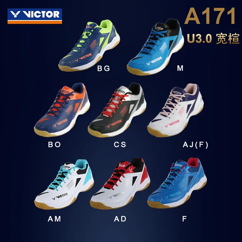 New Victor A230 Badminton Shoes U3.0 Wide Last A171 Men's and Women's  sneaker Lightweight Anti-skid