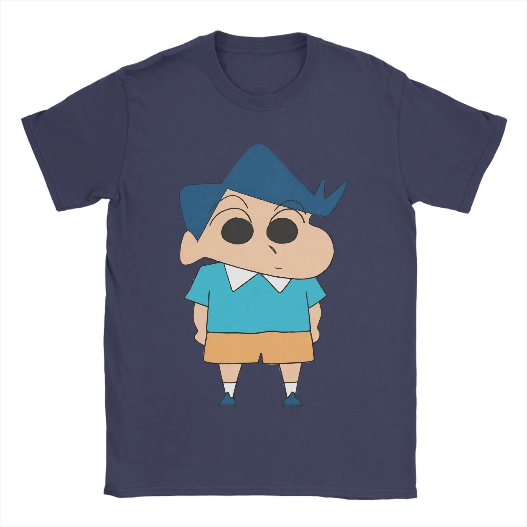 C-Crayon S-Shin-chans T-Shirt for Men Women Toru Kazama Casual Pure Cotton Tee Shirt Short Sleeve T Shirts Printed Clothing