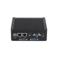 Helorpc Industrial Mini PC N2840/J2900 Support WIN10 LINUX with 2xGigabit LAN 5xUSB2.0 1xUSB3.0 4xDB9 COM 1xHDMI 1xVGA Computer 2