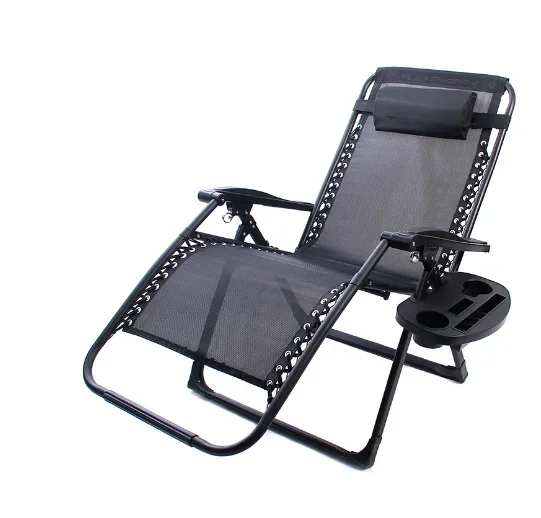 

Reclinable Adjustable Lounge Beach Garden Lounger Zero Gravity Recliner Reclining Pool Chair Folding Outdoor