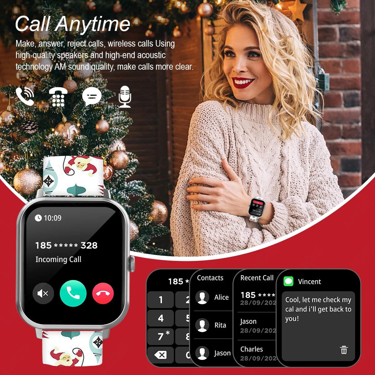 LIGE nowy inteligentny zegarek damski zegarek Bluetooth opaska monitorująca aktywność fizyczną wodoodporny sportowy inteligentny zegar moda damska męska Smartwatch kobieta
