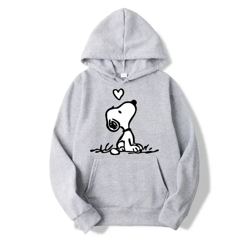 American Cartoon Comics Snoopy Hoodie Kids Boys Girls Pullover Tops Spring Autumn Children Casual Couple Sweatshirt Clothing