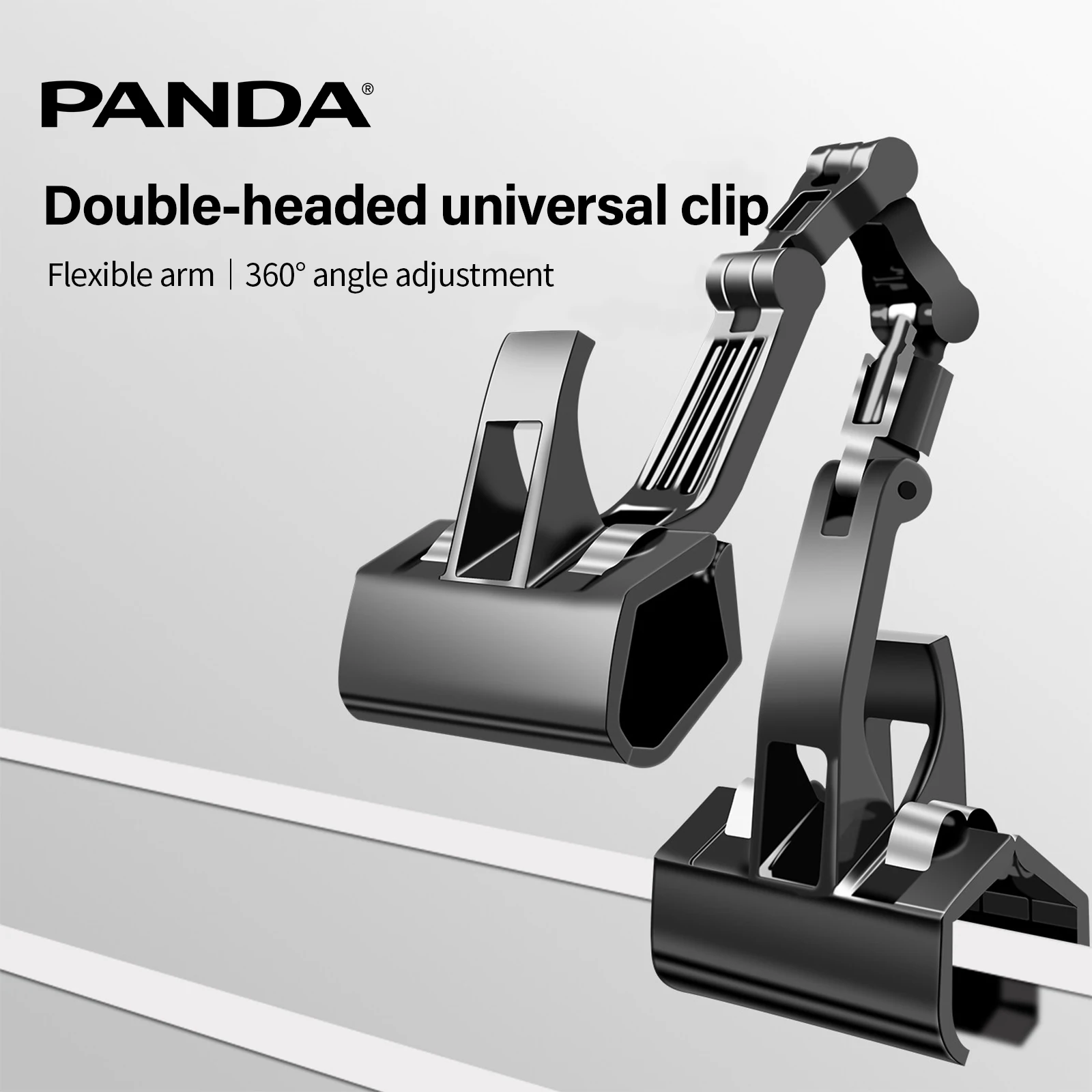 PANDA High Quality Plastic Display Clips Adjustable Price Tag Holders Multi-functional DIY Hook Clips Brochure Clamps