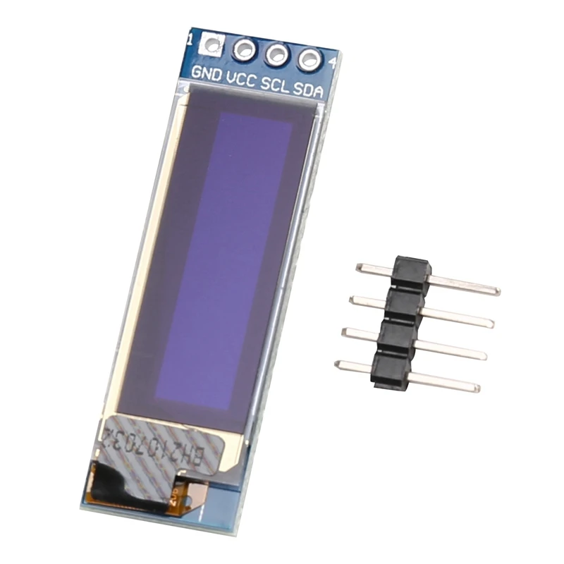 4 Stuks I2C Oled-display Module 0.91 Inch I2C SSD1306 Oled-display Module Wit Scherm Driver Dc 3.3 V-5 V Voor Arduino