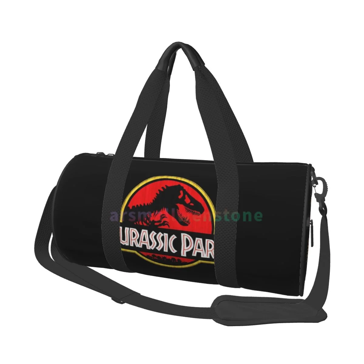 Jurassic Park Yoga Bag Workout Durable Backpack Handbags Round Outdoor Fitness Bags Travel Duffle Bag