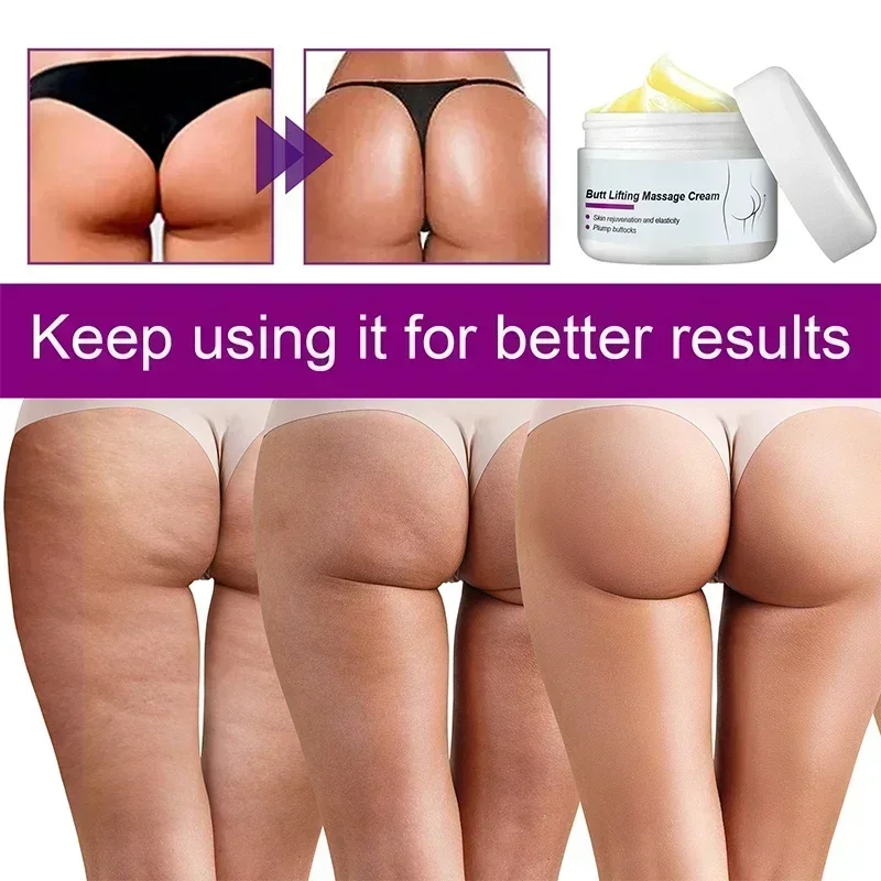 Crème d'agrandissement des fesses sexy, huile de massage efficace pour soulever les hanches, produit d'amélioration du gros cul, beauté des fesses