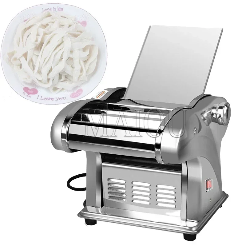 

Electric dough sheeter for household/commercial stainless steel noodle maker dough roller presser machine