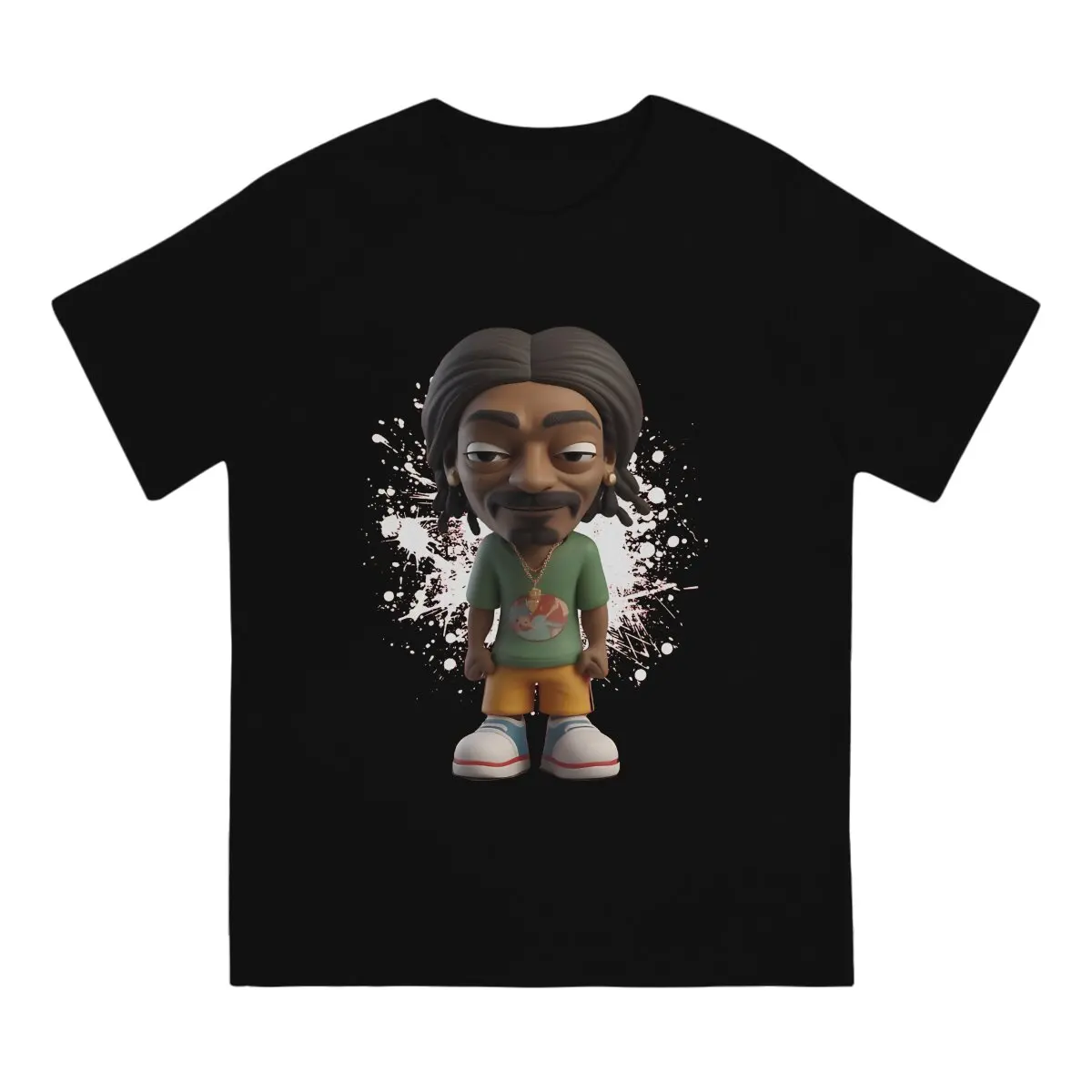 Plastic Figure Unique TShirt Snoop Dog Leisure T Shirt Hot Sale T-shirt For Adult