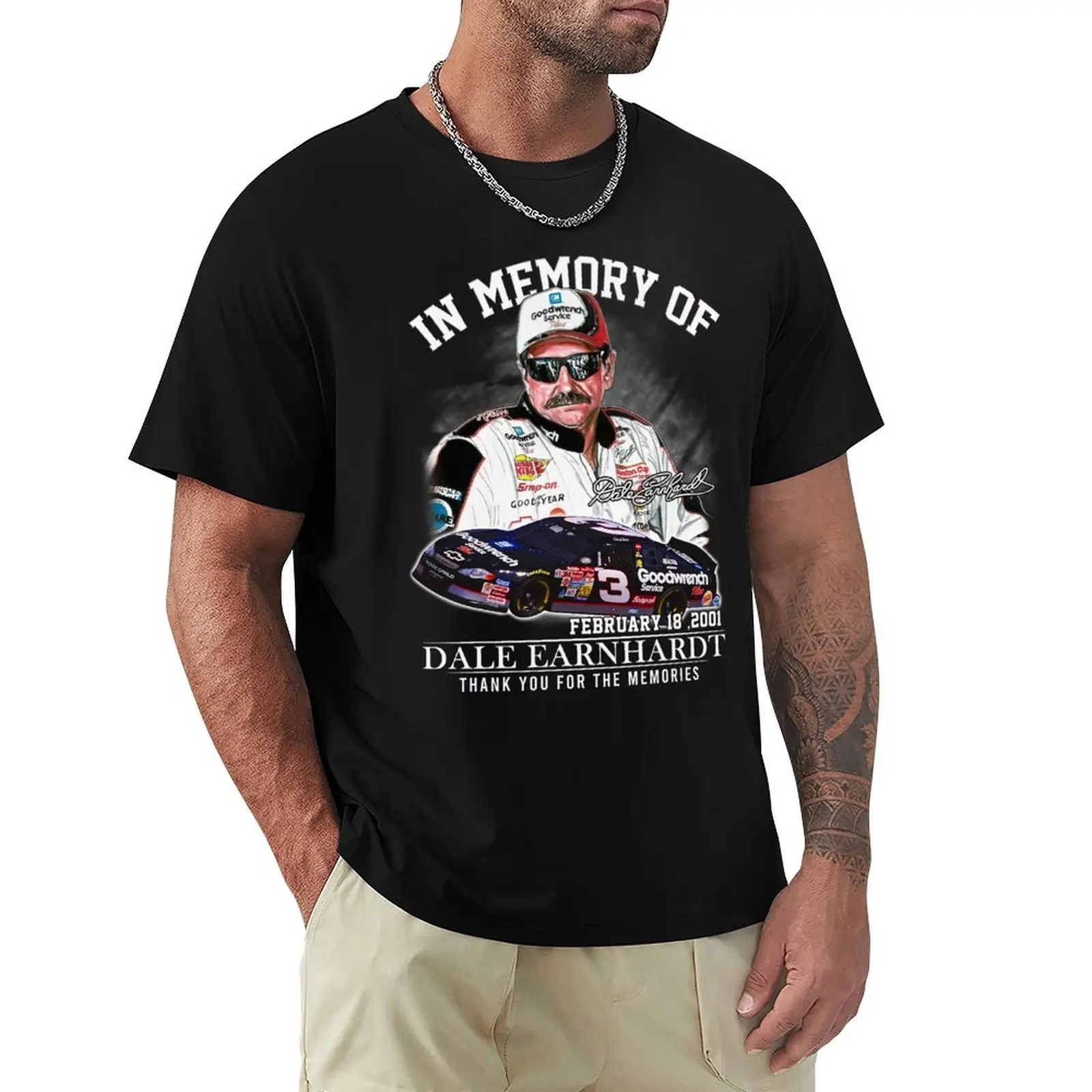 Dale Earnhardt Retro T-Shirt man t shirt graphic T-Shirt