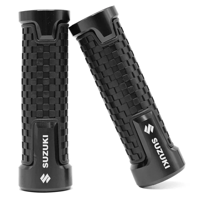 2PCS Motorcycle Handlebar Grips CNC PVC Handle Bar Rubber Gel Grips For SUZUKI VSTROM DL250 DL650 V-Strom DL1000 DL 650/ 1000/X