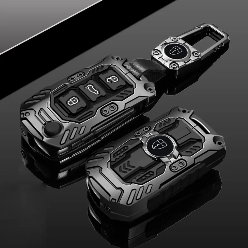 Schlüsseletui aus Zinklegierung für VW Volkswagen Polo Golf 7 Passat Tiguan MK2 Käfer Ateca Caddy T5 Flip Folding Cover Fob Autozubehör – Detail 14