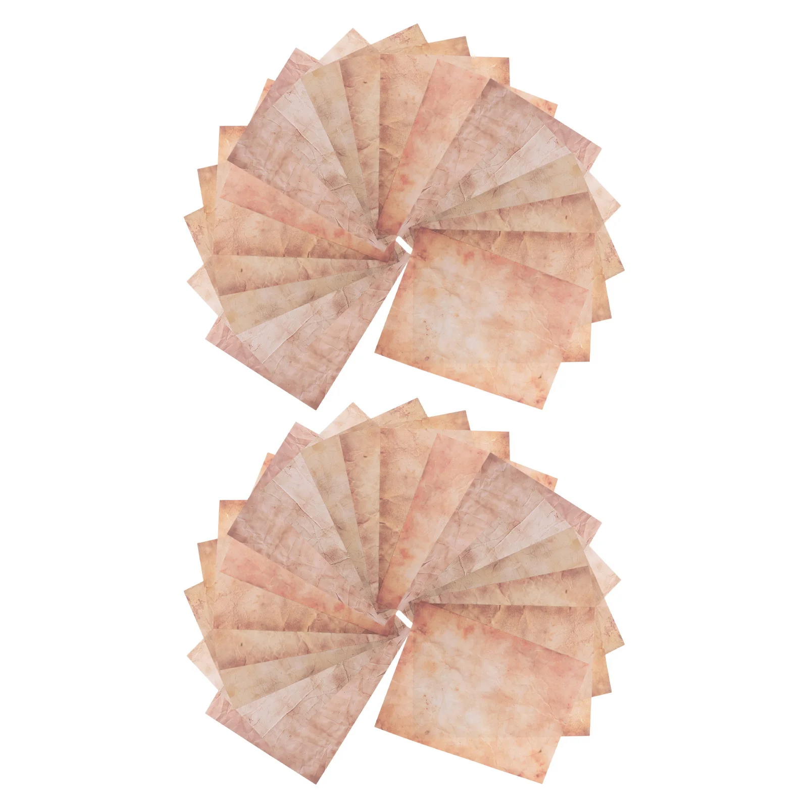 48Pcs Vintage Letter Writing Paper Double Sided A4 Parchment for Scrapbooking Journaling Card Making Invitations Crafts