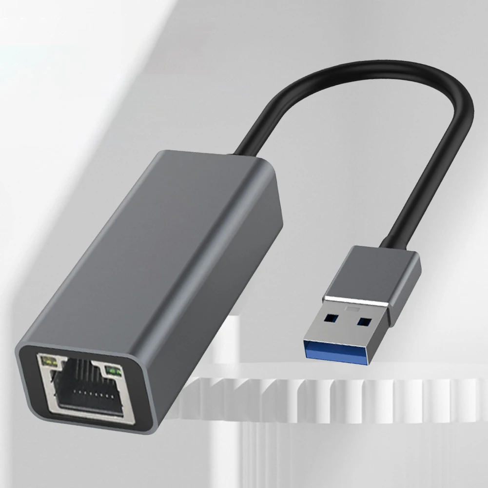 Type-C To RJ45 Gigabit Ethernet Type-C To Ethernet Adapter USB Type-C LAN Network Adapter USB Network Card for Computer Desktop