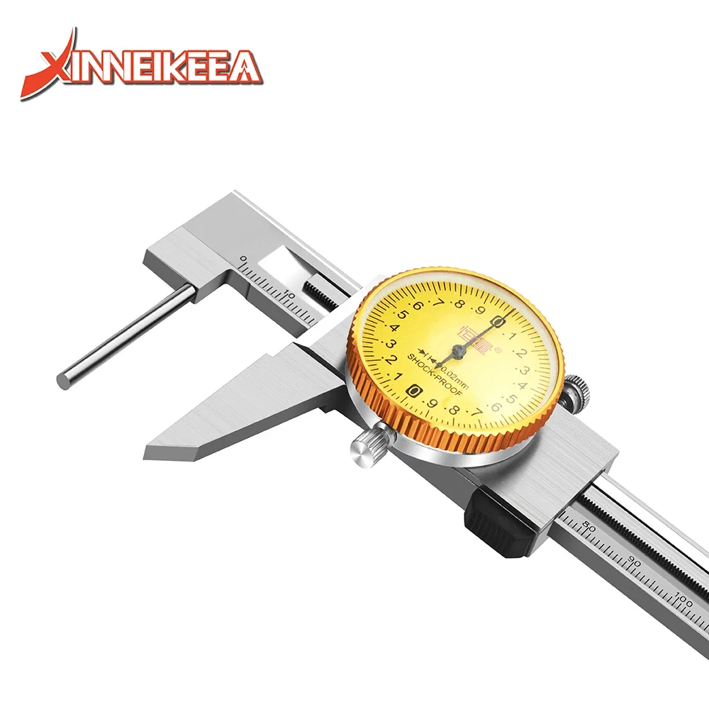 High-Precision Measuring Instrument With Watch Caliper Industrial Grade Measuring Tool Caliper Analog Caliper 0-150mm 0-200mm