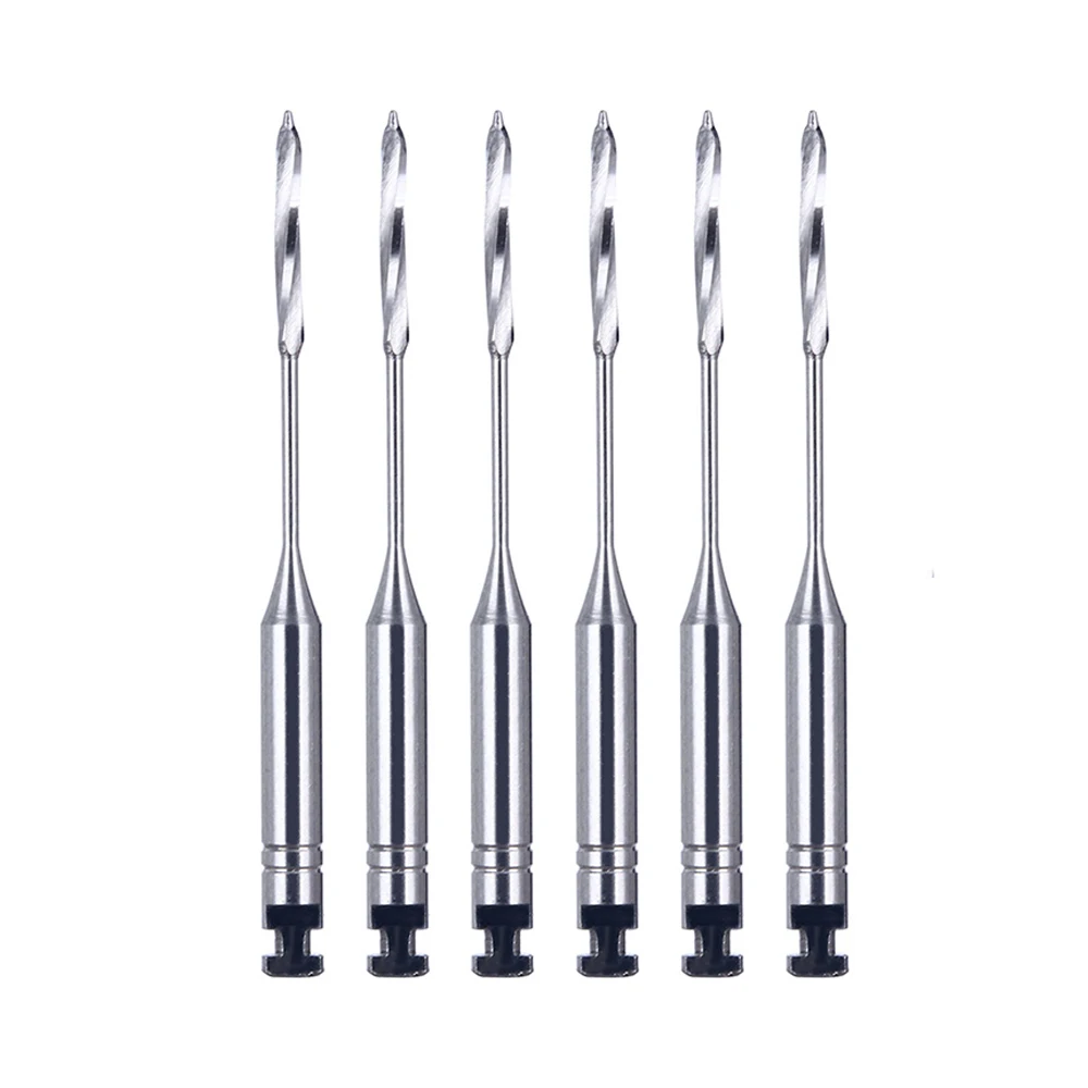 6 قطعة/صندوق محرك الأسنان استخدام بوابات اللبية الحفر بيسو موسعات Glidden Rotary32mm # 1-6 ملفات إندو من الفولاذ المقاوم للصدأ طبيب الأسنان