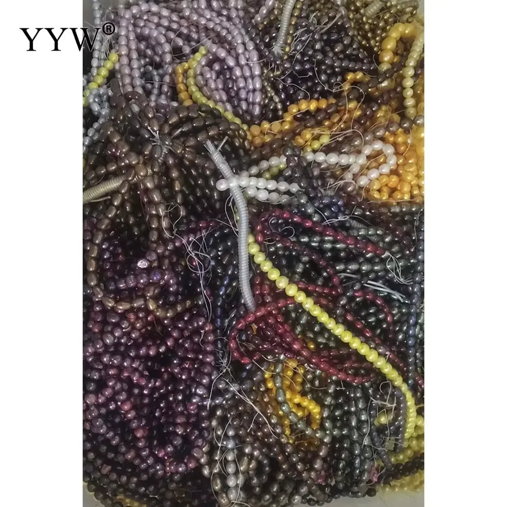 Cultured Baroque Freshwater Pearl Beads Jewelry Making Beads 2022 New Men Random Color/Size Natural Beads Approx 14 Inch Strand