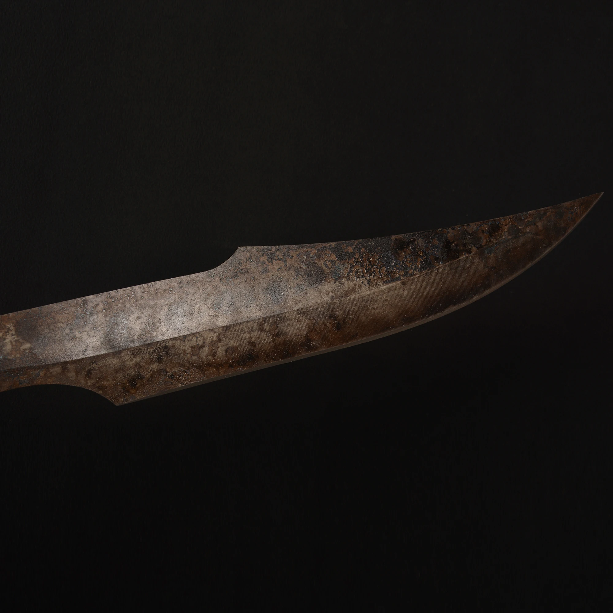 سيف سبارتاك مصنوع يدويًا مقاس 28 بوصة ومنجل حاد/كامل تانغ/فولاذ المنغنيز/تأثيري