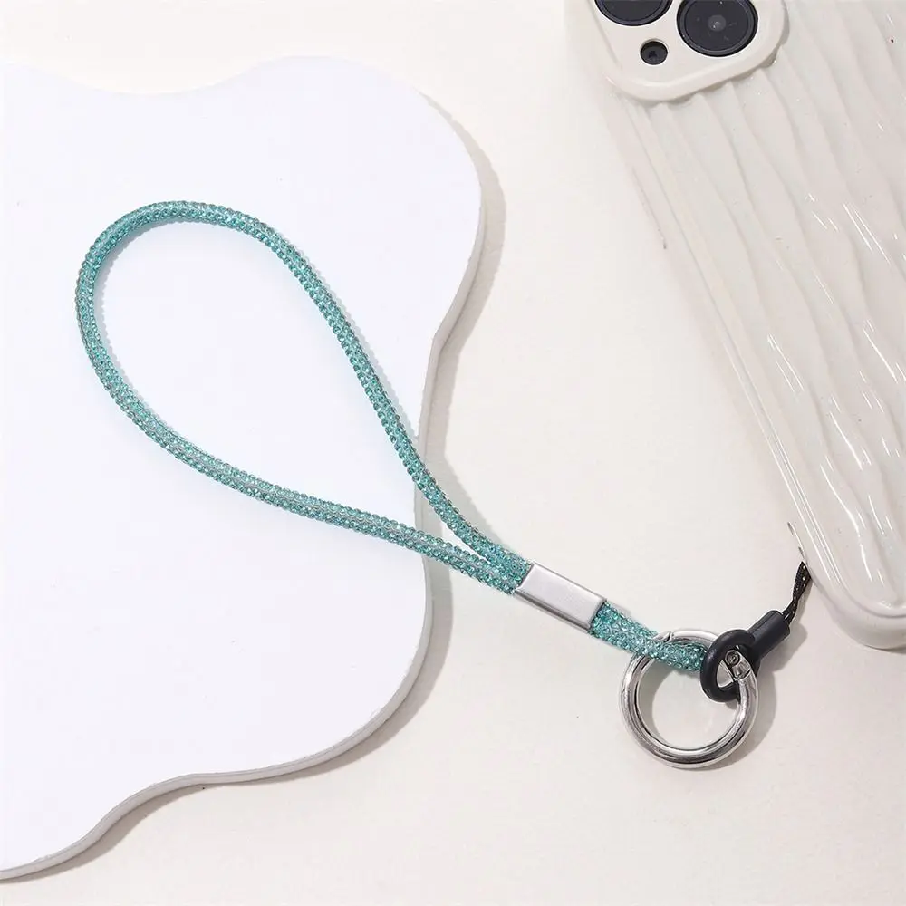 

Ремешок для подвешивания шеи с бриллиантами, блестящий ремешок для мобильного телефона, подвесная веревка, ремешки для телефона, шейный ремешок для телефона