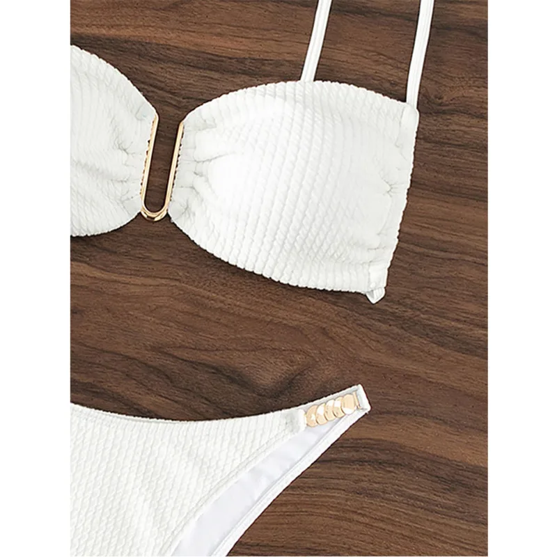 Maillot de bain sexy pour femmes, ensemble deux pièces, soutien-gorge push up, pour la plage, style brésilien, pour baigneurs de piscine