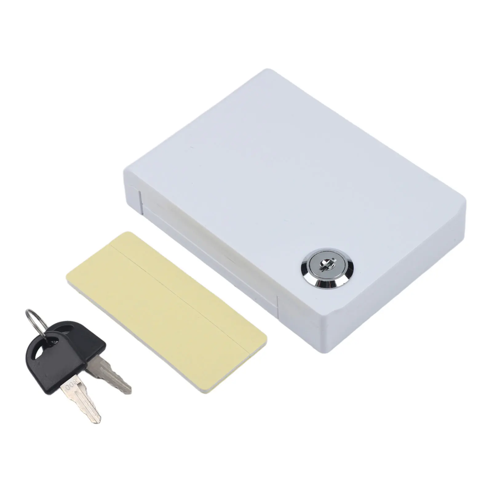 Lockable Waterproof Cover Panel For 86 Type Air Conditioner Switch Box Dustproof Plastic Protective Case With Side Openings