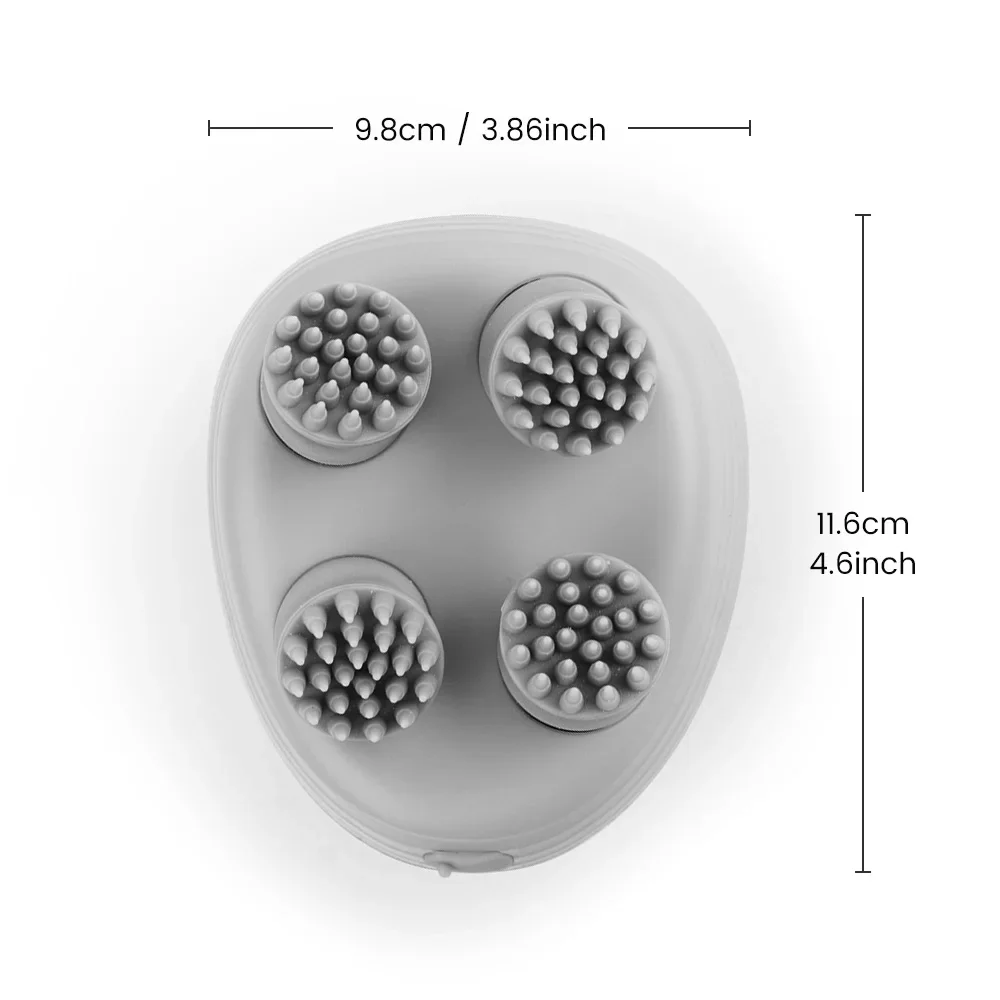 

Electric Scalp Head Massager With Kneading Vibrating Back Shoulder Neck Leg Arm Deep Tissue Massage Device Cat Pet Massager