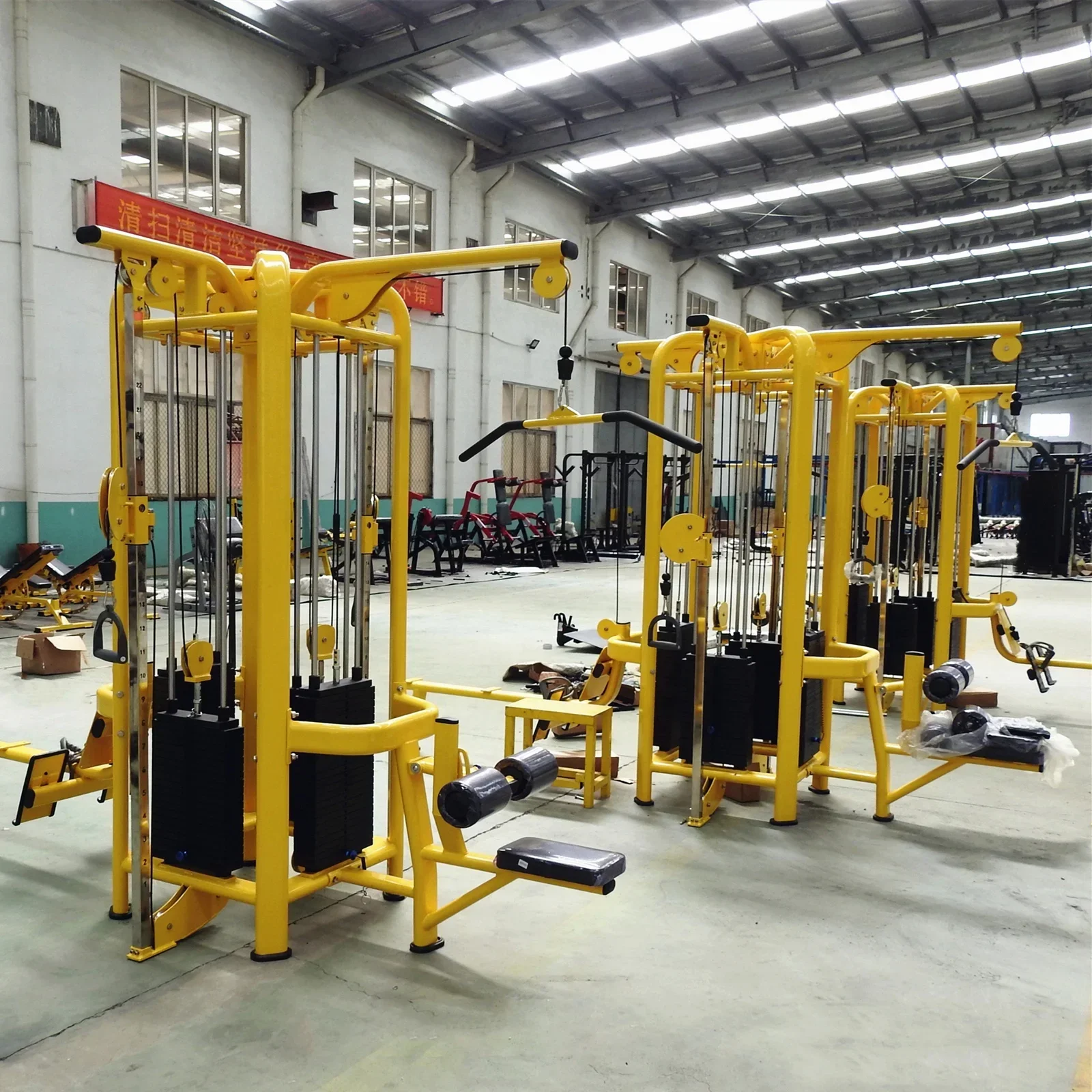 Multi 8 Station Jungle Station Long Life Gym Fitness 5 Station