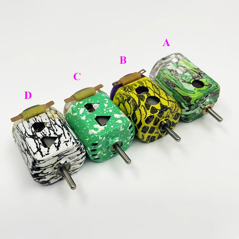 130 Mini DC Motor 3V 3.7V Ultra-high Speed 3V 75000RPM Engine Strong Magnetism with Cooling Hole DIY RC Toy 4WD Slot Racing Car