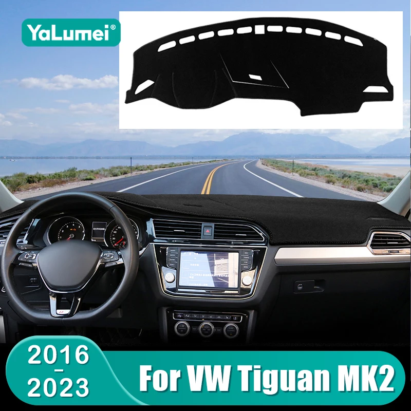 For Volkswagen VW Tiguan MK2 R-Line 2016 2017 2018 2019 2020 2021 2022 2023 Car Dashboard Mat Sun Shade Cover Accessories