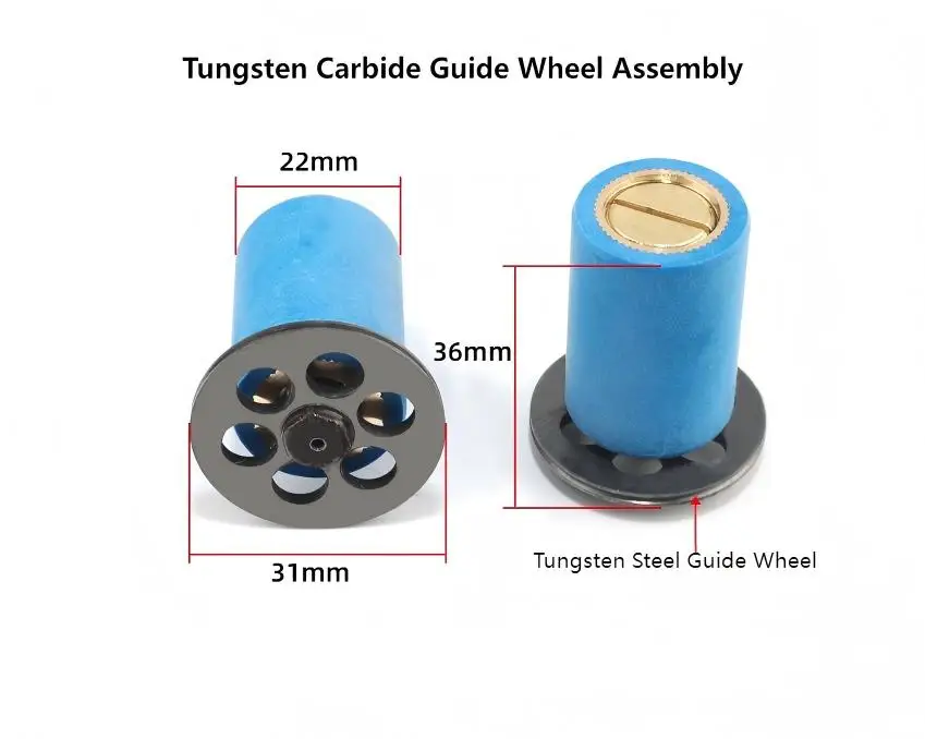 Waterproof Guide Pulley, Umbrella-Shaped guide wheel set,Easy-to-Thread Guide Wheel Assembly for EDM machine 1pcs