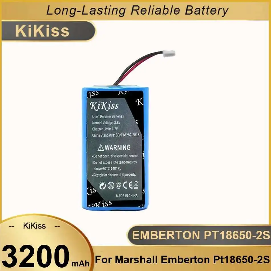 

Long-Lasting Performance Portable Speaker Battery For Marshall Emberton PT18650-2S Lightweight 3200Mah