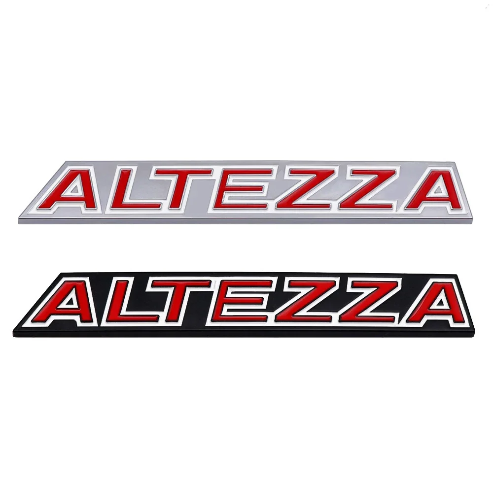 ALTEZZA Logo Car Front Grille Emblem Sticker for Toyota  Auto Body Badge Decal Exterior Accessories