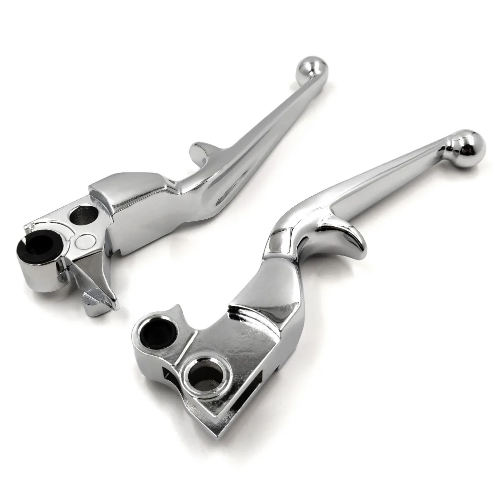 Motorcycle Accessories Brake Clutch Lever For Harley Davidson XL Sportster 883 1200 Softail CHROMED