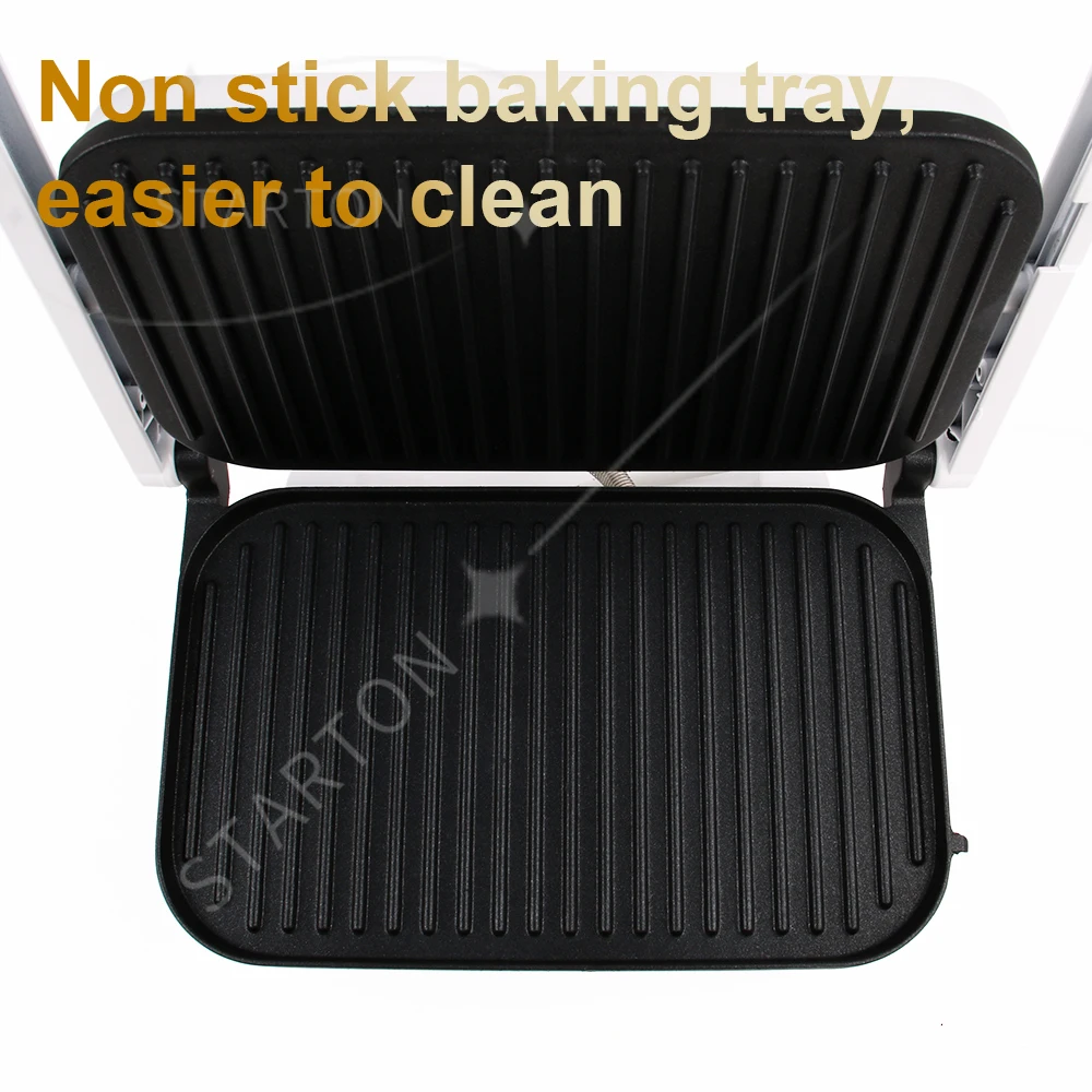 Electric Grill Barbecue Steak Machine Double-sided Heating Frying Pan Meat Roaster Panini Baking Sandwich