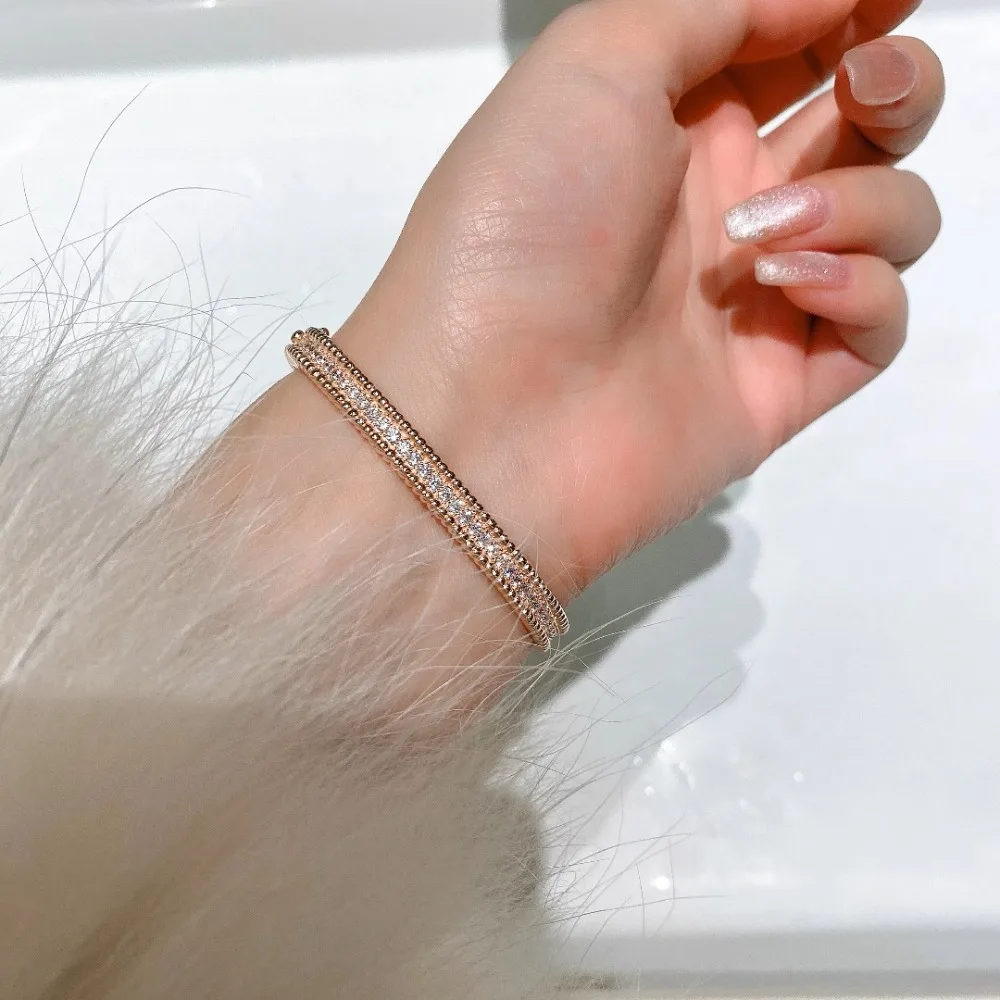 2mm D Color VVS1 Moissanite Bangle GRA Certificate Pass Diamond Tester S925 Sterling Silver 18K Gold Plated Women Trendy Wedding Party Fine Jewelry Gift