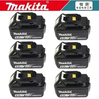 100% Original Makita 6Ah/5Ah/4Ah for Makita 18V Battery BL1830B BL1850B BL1850 BL1840 BL1860 BL1815 Replacement Lithium Battery