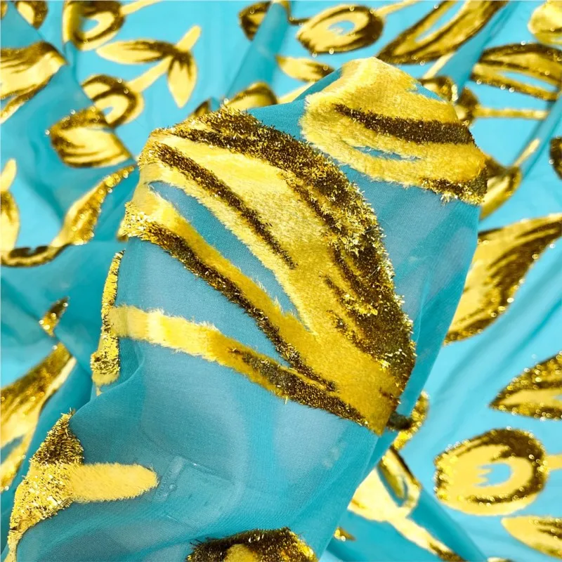 

Patterned woven velvet brocade jacquard and viscose fabric high-end dress cheongsam